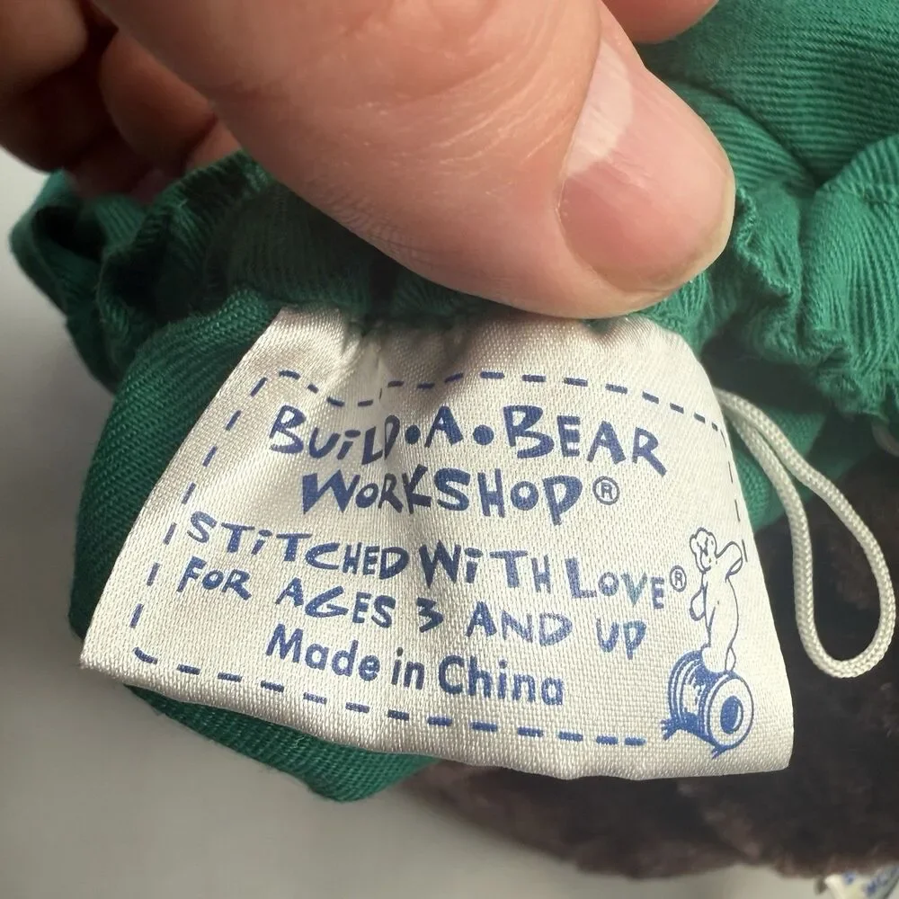Build A Bear Girl Scout Brownie Thin Mint Sash Skort 2024 Plush EUC